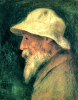 皮埃爾 奧古斯特 雷諾阿 Self-Portrait with a White Hat